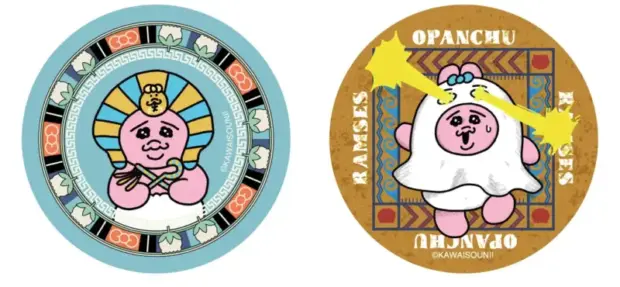 豊洲「ACN ラムセス大王展 ファラオたちの黄金」人気キャラクター「おぱんちゅうさぎ」とのコラボが実現!